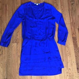 Diane Von Furstenburg Royal blue silk dress